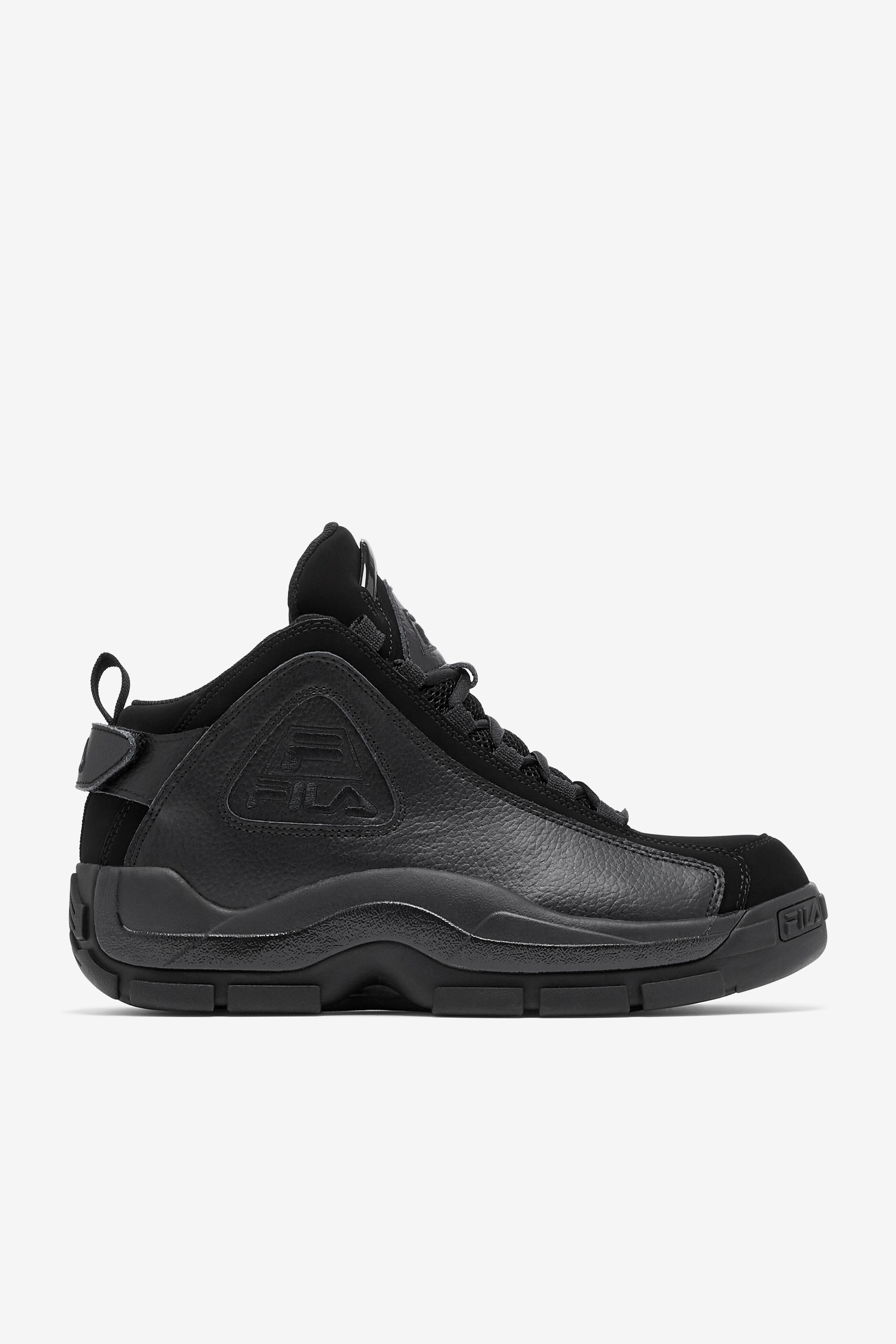 Grant Hill 2 All Black Basketball Shoes | Fila 1BM01357